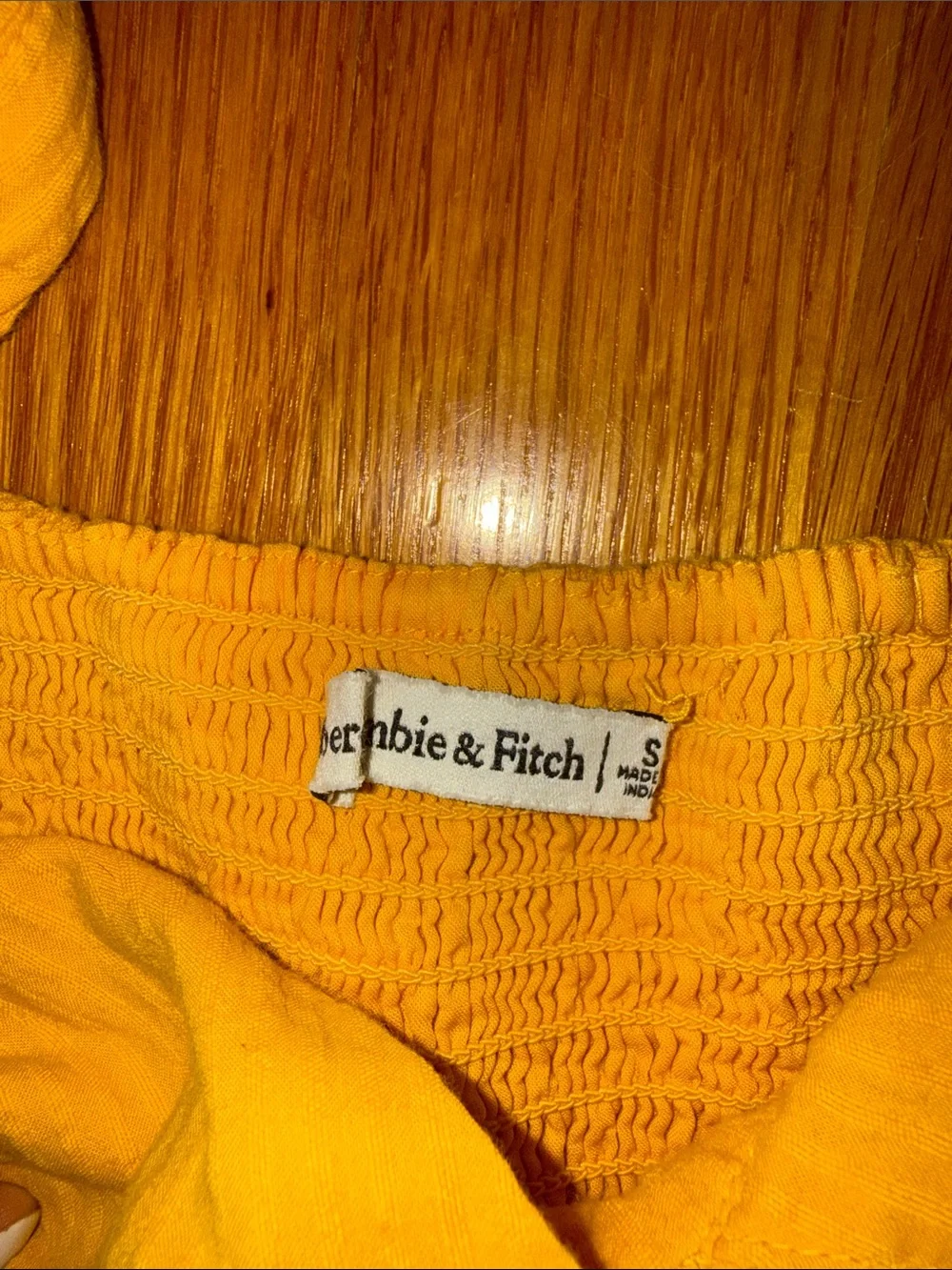 Abercrombie & Fitch Yellow Maxi Dress